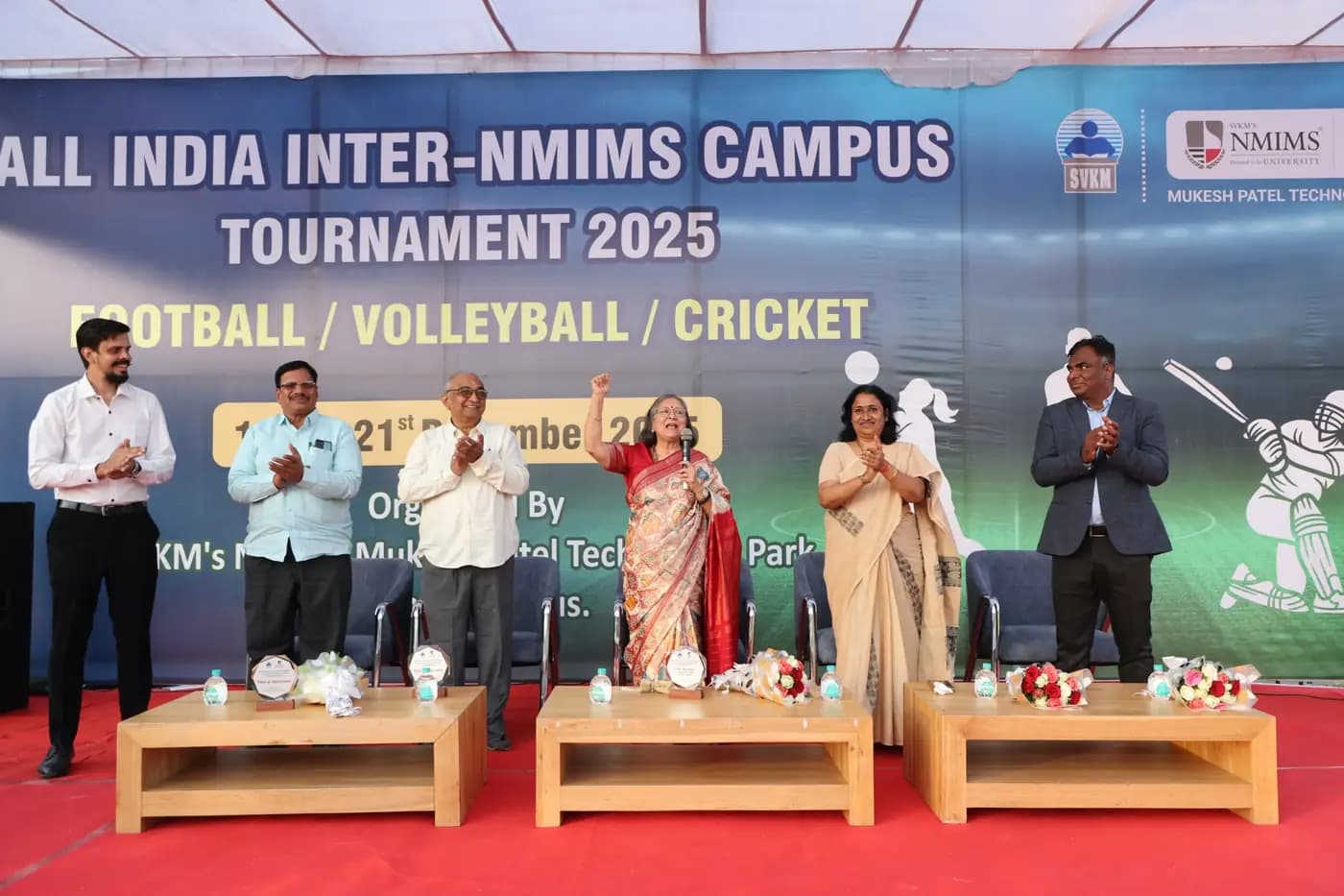 Felicitation of dignitaries